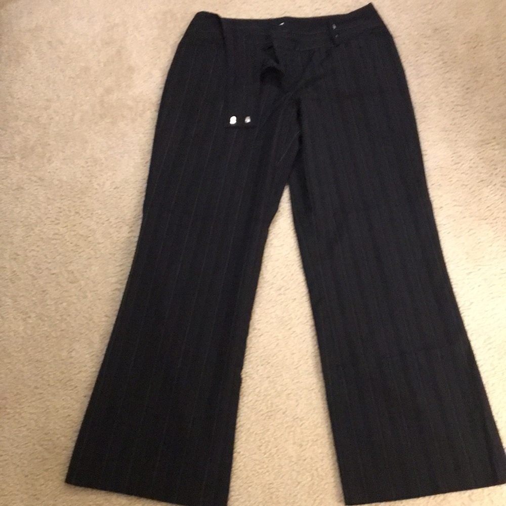 Wide straight led dress pant/trouser